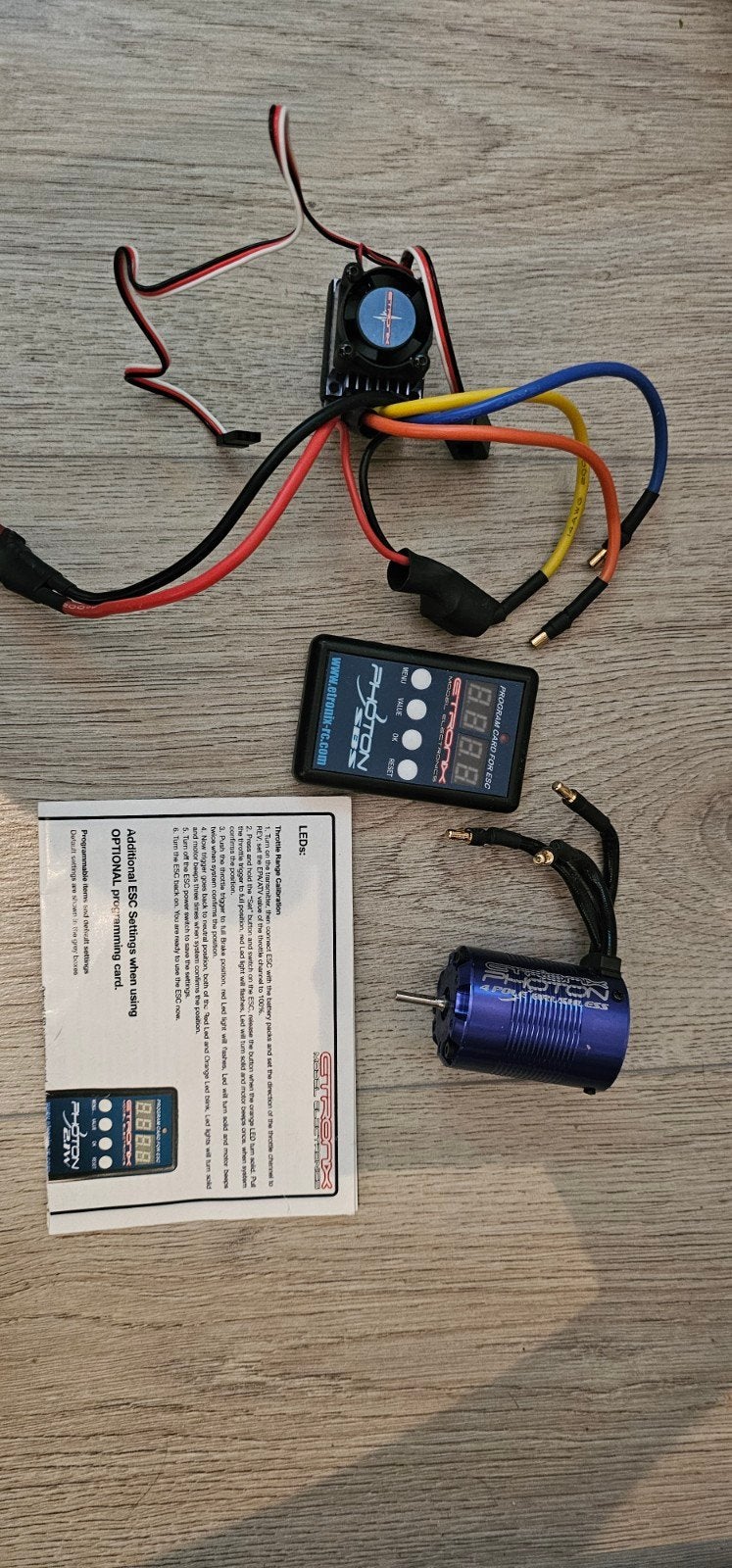 Etronix Photon 2.1W Brushless set, Elektro, Nieuw, Ophalen of Verzenden, Schaal 1:10