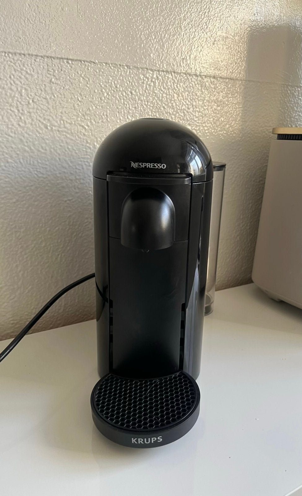 KRUPS Nespresso Vertuo Plus XN9038 Capsulemachine Zwart, Ophalen, Koffiemachine, Zo goed als nieuw, 1 kopje