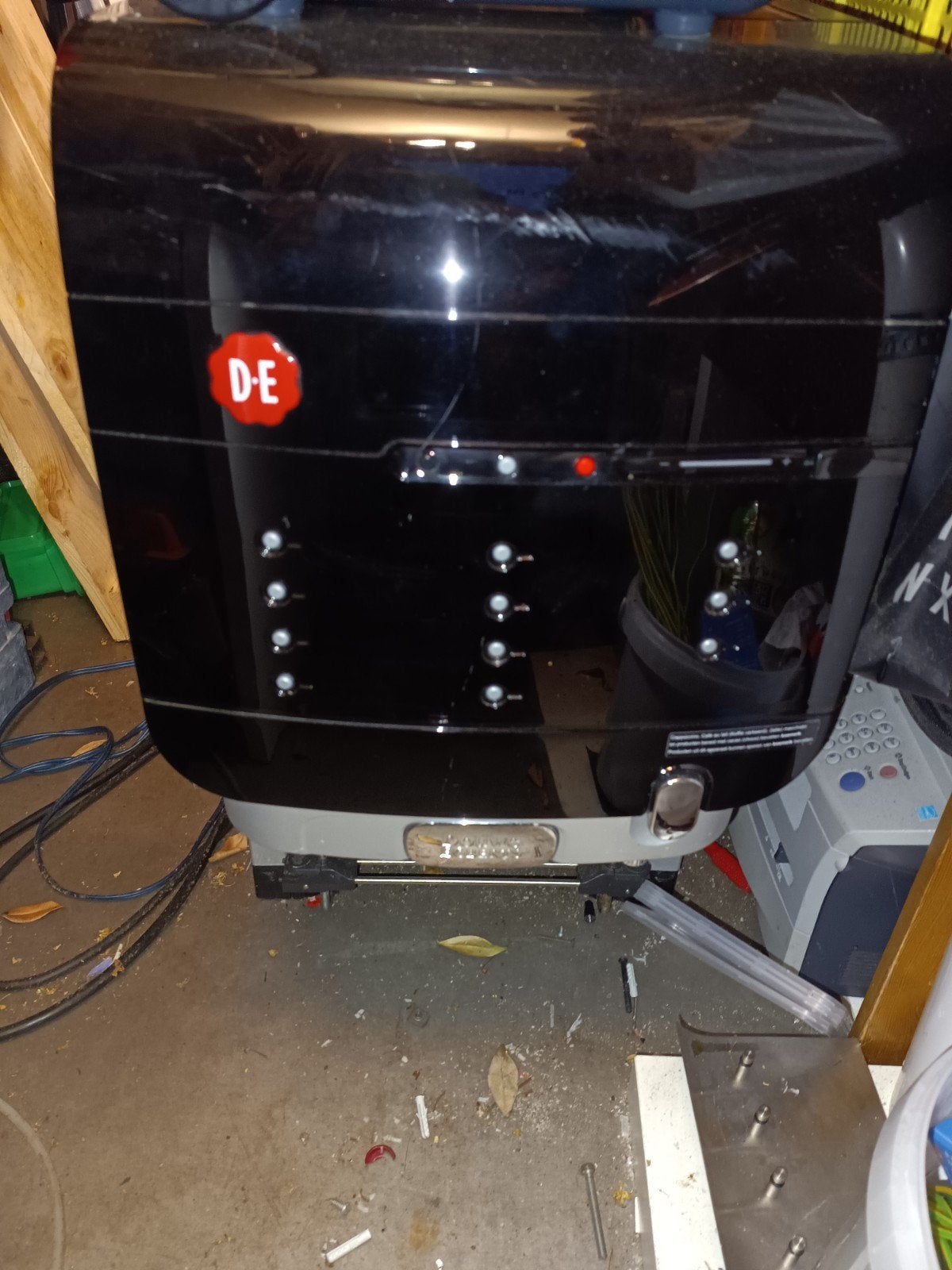Douwe Egberts Koffiemachine - Zwart, Gebruikt, 10 kopjes of meer, Koffiemachine, Koffiebonen