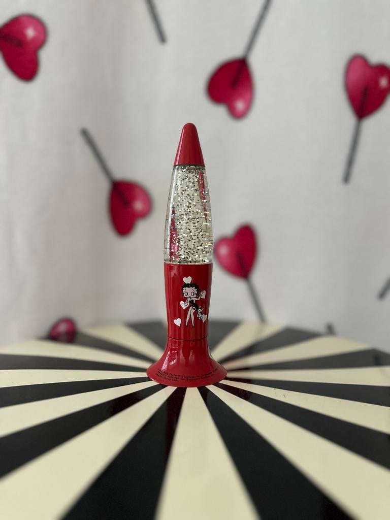 BETTY BOOP - Lavalamp | Retro | Y2K | Glitters | Vintage, Huis en Inrichting, Lampen | Tafellampen, Ophalen of Verzenden, Zo goed als nieuw