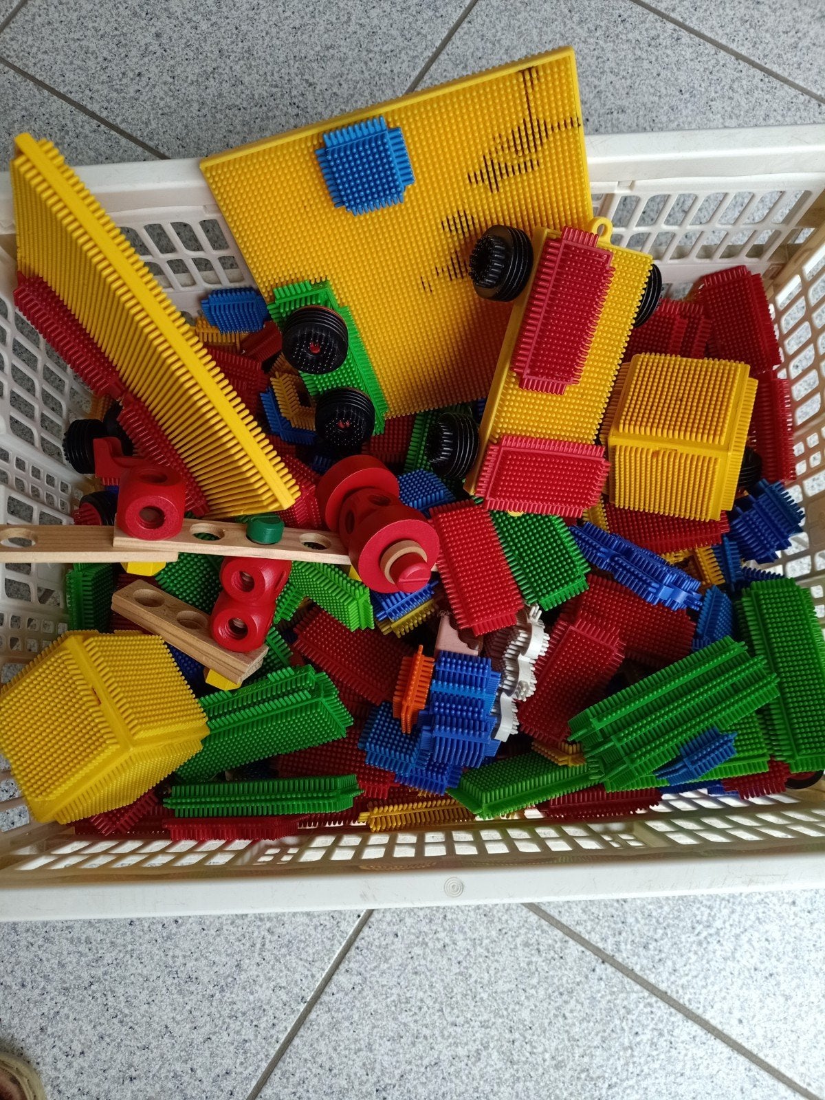Krat met Noppers, Ophalen, Gebruikt