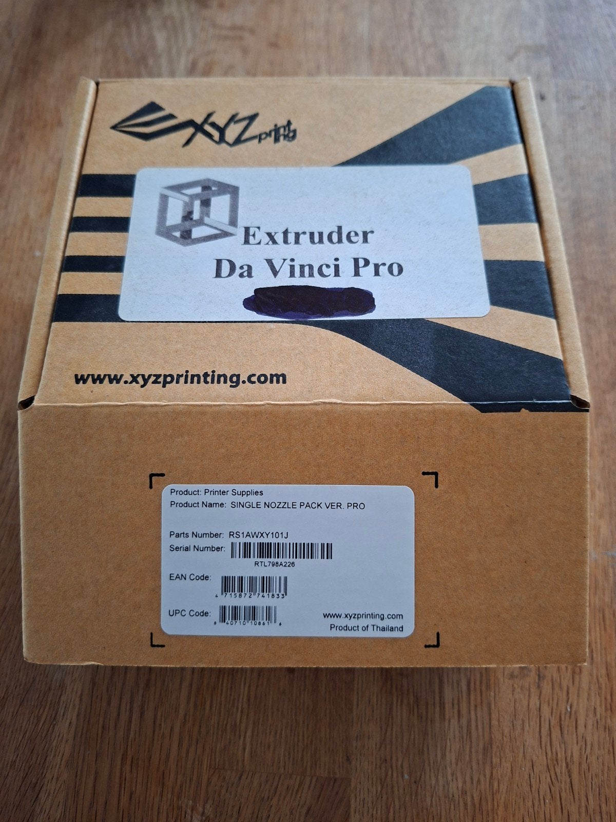 Nieuwe Extruder voor Da Vinci Pro 3D-printer, Ophalen, XYZprinting, Nieuw, Filament