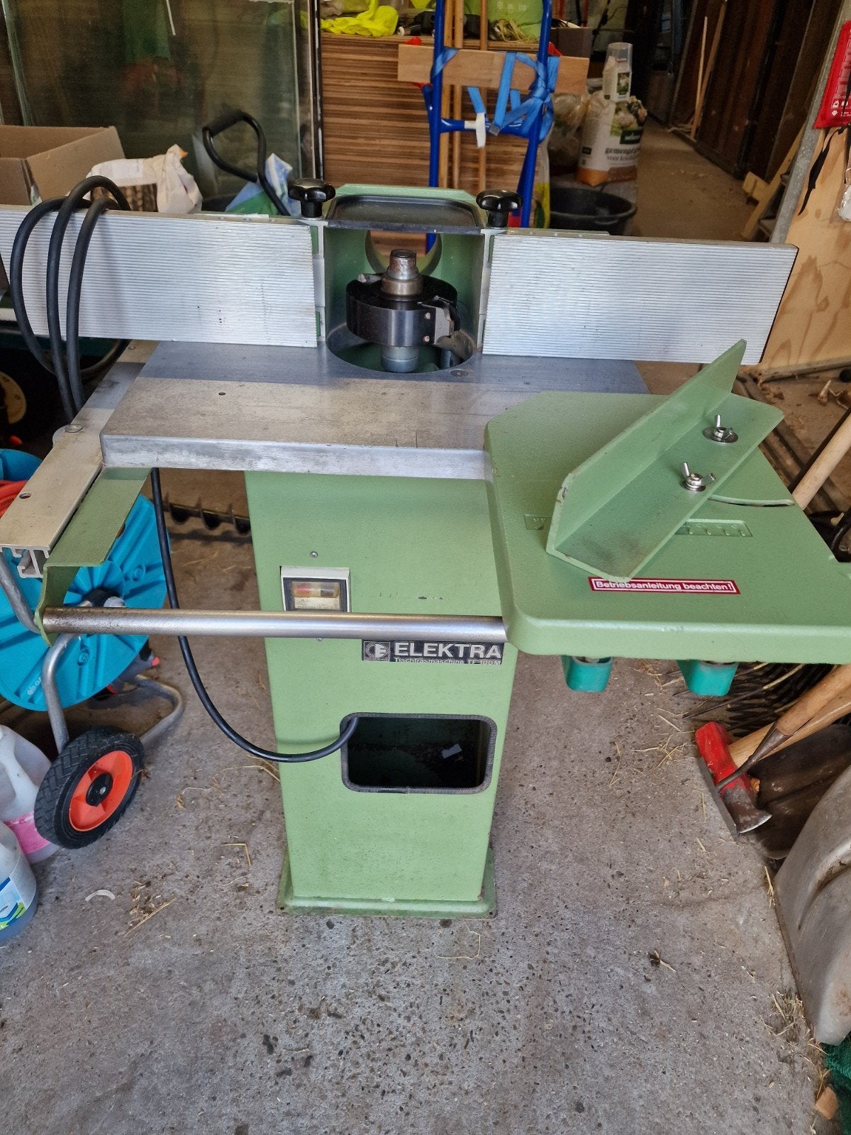 Elektra Beckum TF-100M freesmachine 380V + Leitz freeskop, Ophalen, Elektra Beckum, Gebruikt, Overige soorten