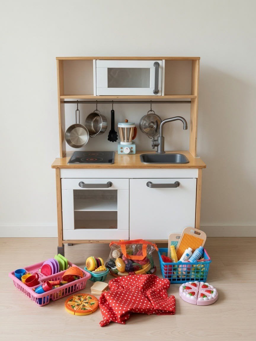 Ikea speelkeuken inclusief accessoires!, Ophalen, Zo goed als nieuw, Hout, Speelkeuken