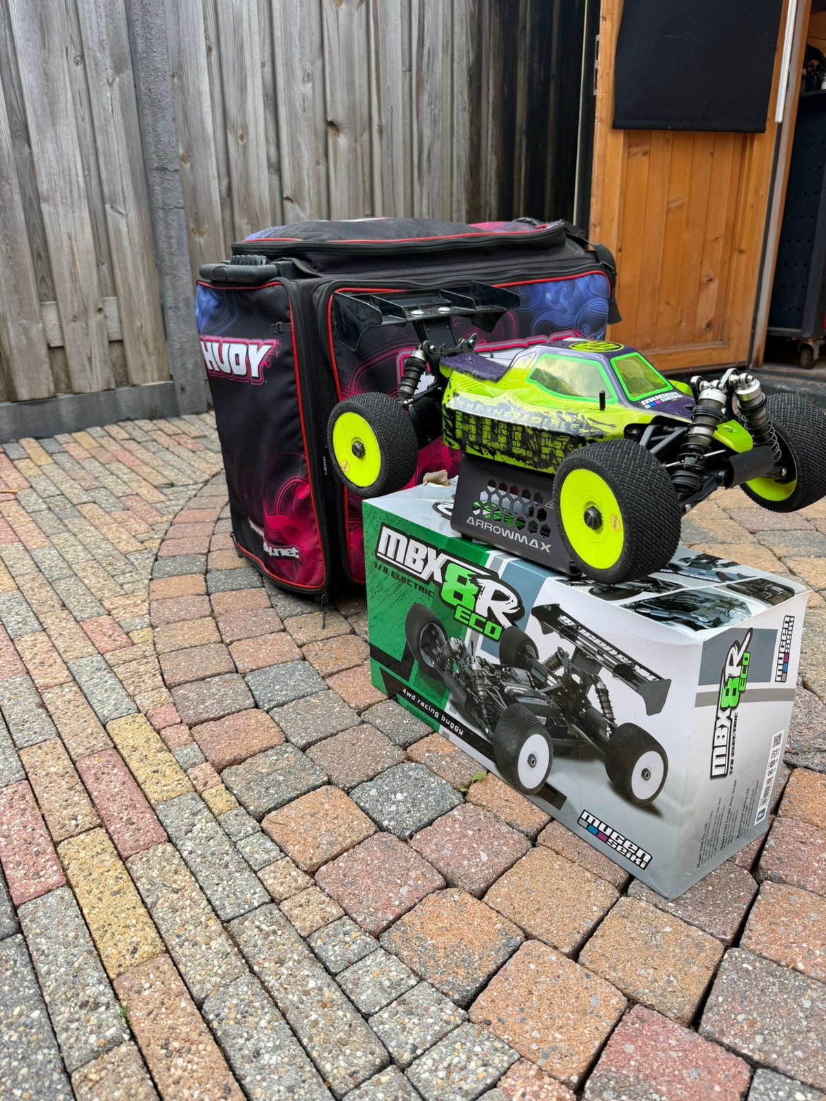 Mugen mbx eco 8R complete hobby, Ophalen, Zo goed als nieuw, Auto