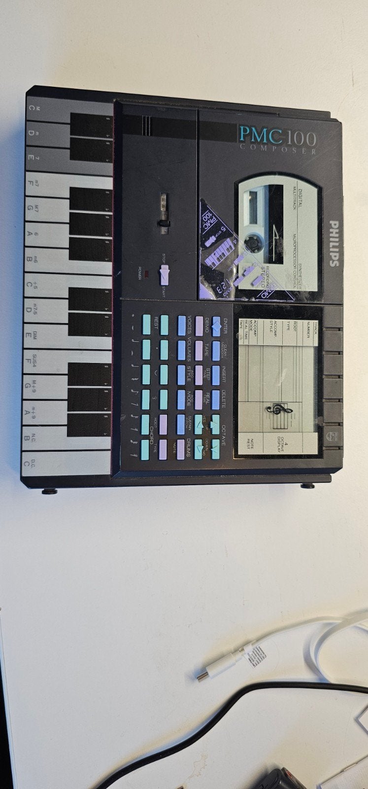Philips PMC100 Composer Keyboard - Vintage Synthesizer, Ophalen of Verzenden, Gebruikt, Overige aantallen, Overige merken