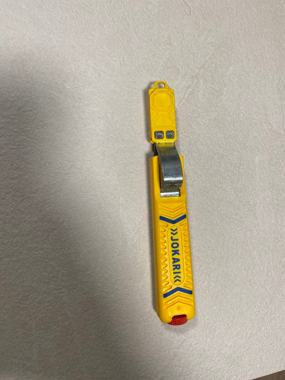 Jokari Secura kabelstripper met haakmes, Ophalen of Verzenden, Zo goed als nieuw
