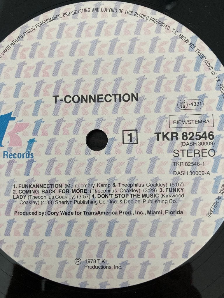 T-Connection FUNK lp uit 1978, Ophalen of Verzenden