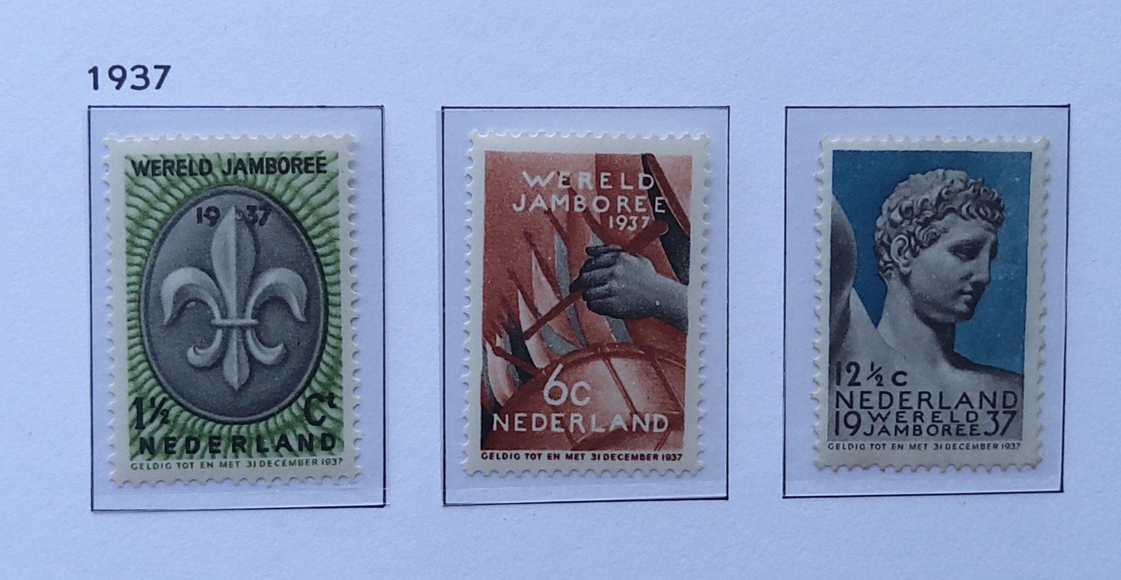 Wereldjamboree  Vogelenzang  1937, Ophalen of Verzenden, T/m 1940, Postfris