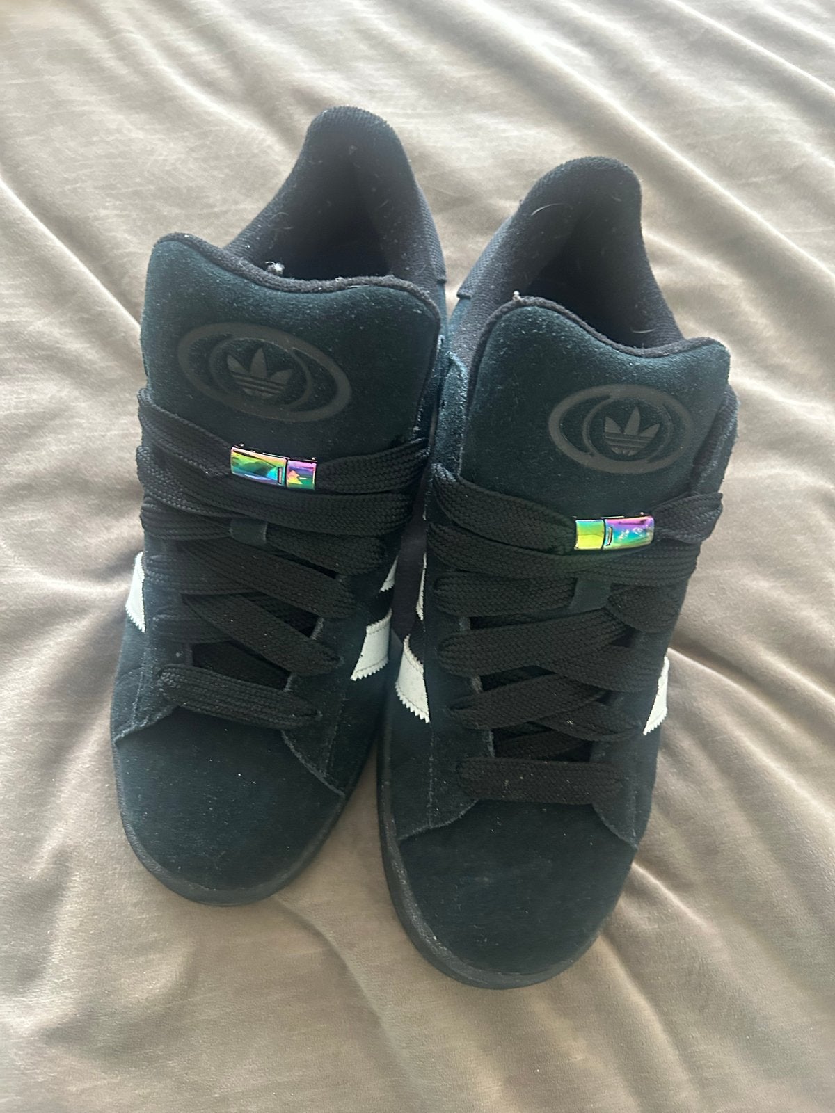 Adidas Campus sneakers zwart maat 43 1/3, Ophalen of Verzenden, Gedragen, Zwart, Sneakers of Gympen
