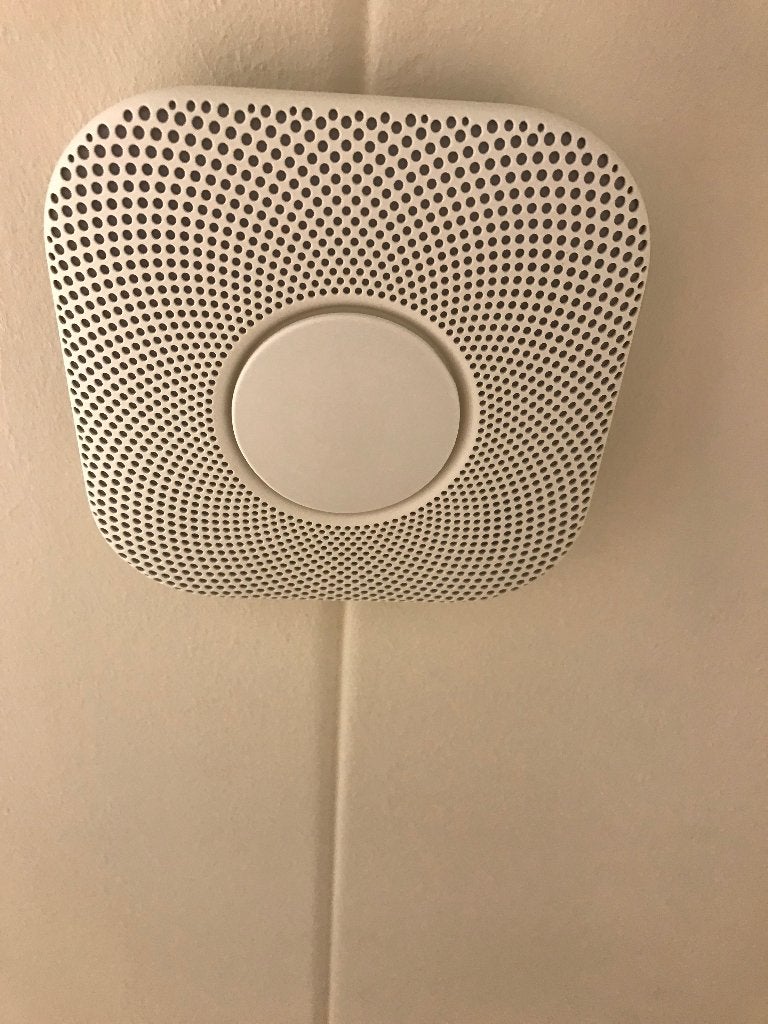Google nest rookmelder, Ophalen of Verzenden, Zo goed als nieuw, Detector, Sensor of Melder, Rook