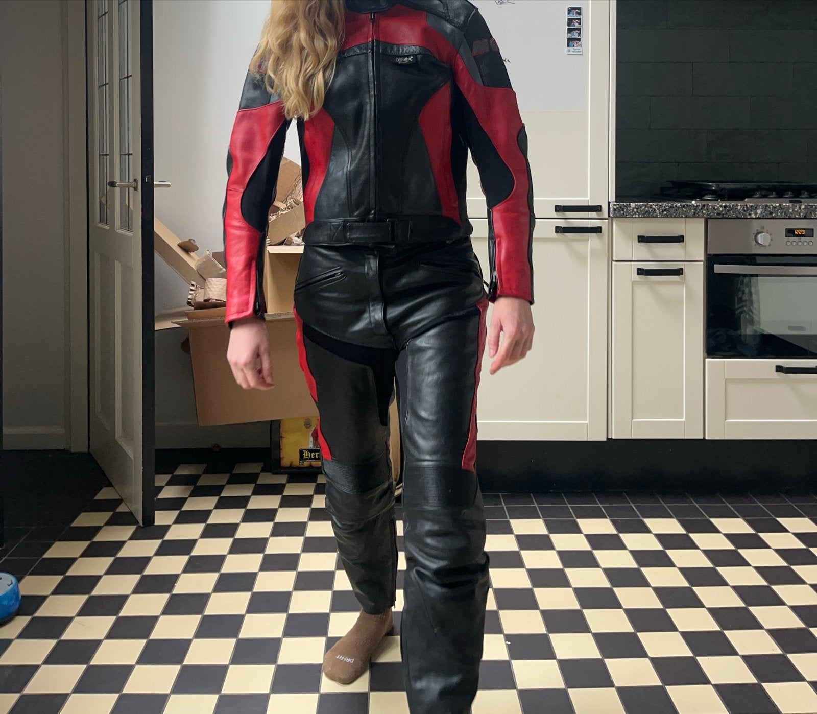 MQP Dynamic Cruiser Leren Motorpak (Jas en Broek), Ophalen of Verzenden, Tweedehands, Dames, Combipak