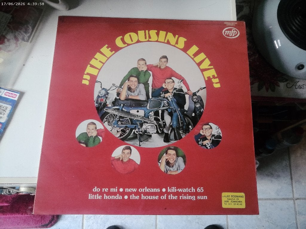 LP The Cousins Live, Inclusief binnenhoes, Ophalen of Verzenden, Gebruikt, 12 inch