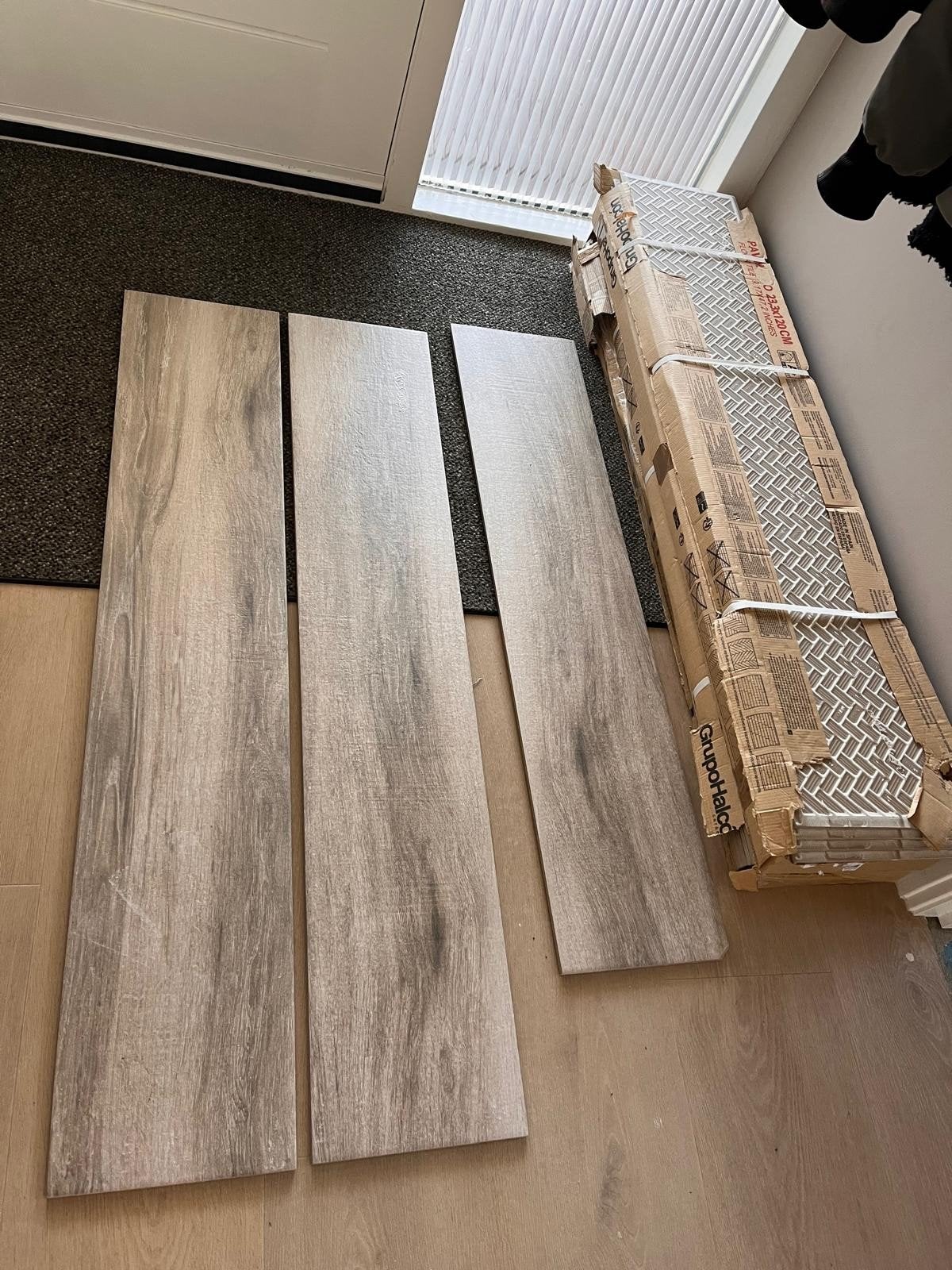 Vloertegels, laminaat/houtlook, Ophalen, 60 cm of meer, Keramiek, Nieuw