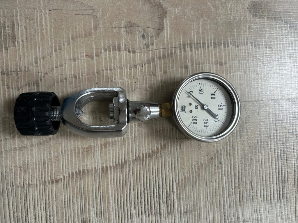 Manometer voor controle vulling duikfles, Ophalen of Verzenden, Zo goed als nieuw, Overige typen