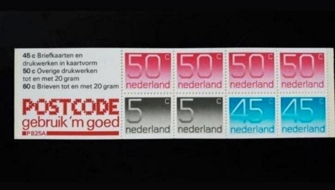 Postzegelboekje PB 25a postfris, Postzegels en Munten, Postzegels | Nederland, Ophalen of Verzenden