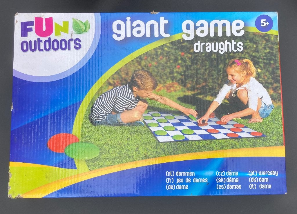 spel dammen XXL, Ophalen of Verzenden, Zo goed als nieuw