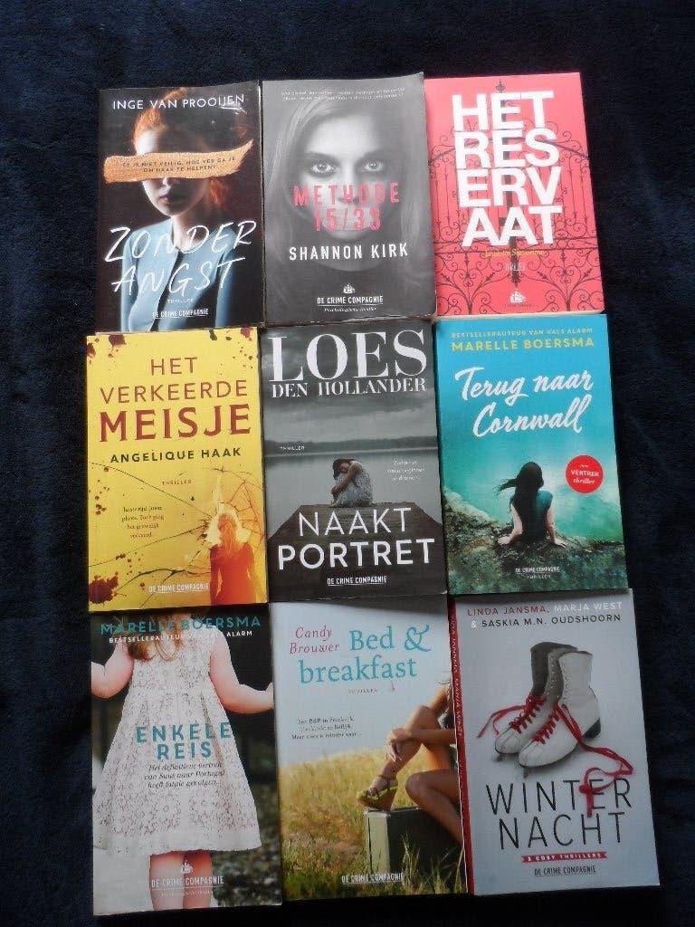 Thrillers van de Crime Compagnie 9 X, Ophalen of Verzenden, Zo goed als nieuw, Crime Compagnie