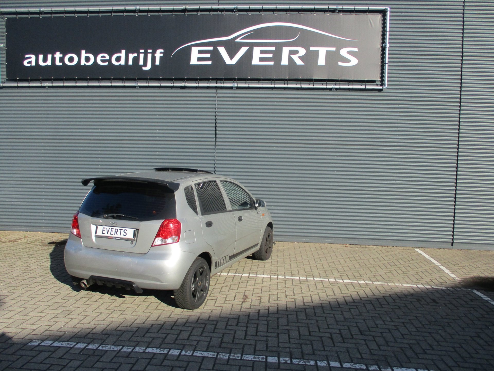 Daewoo Kalos 1.4 Class Ali Express uitvoering zie foto's met, Auto's, Stof, Zwart, 4 cilinders, Kalos