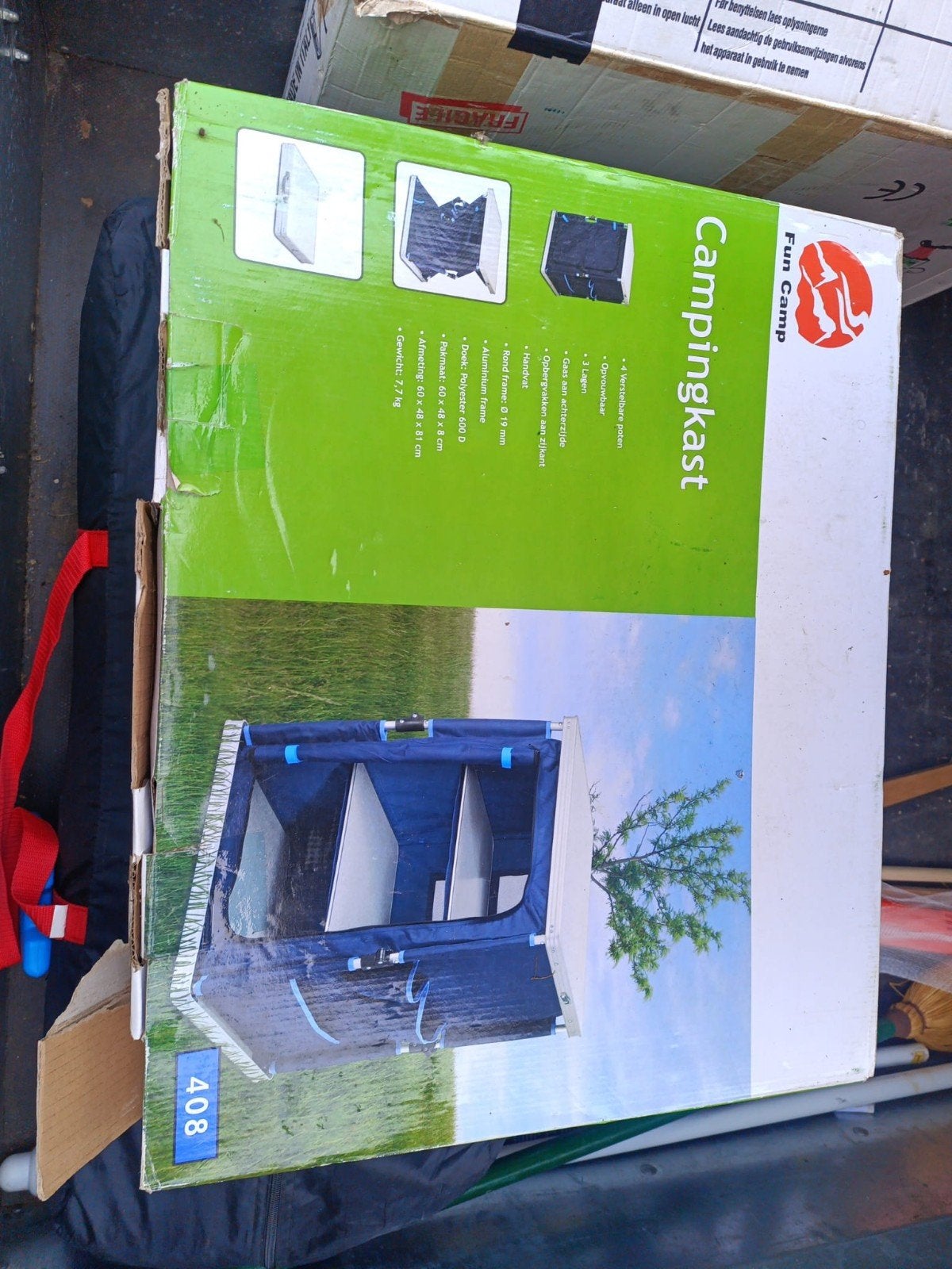 Fun Camp Campingkast - Opvouwbaar en Compact, Ophalen, Zo goed als nieuw