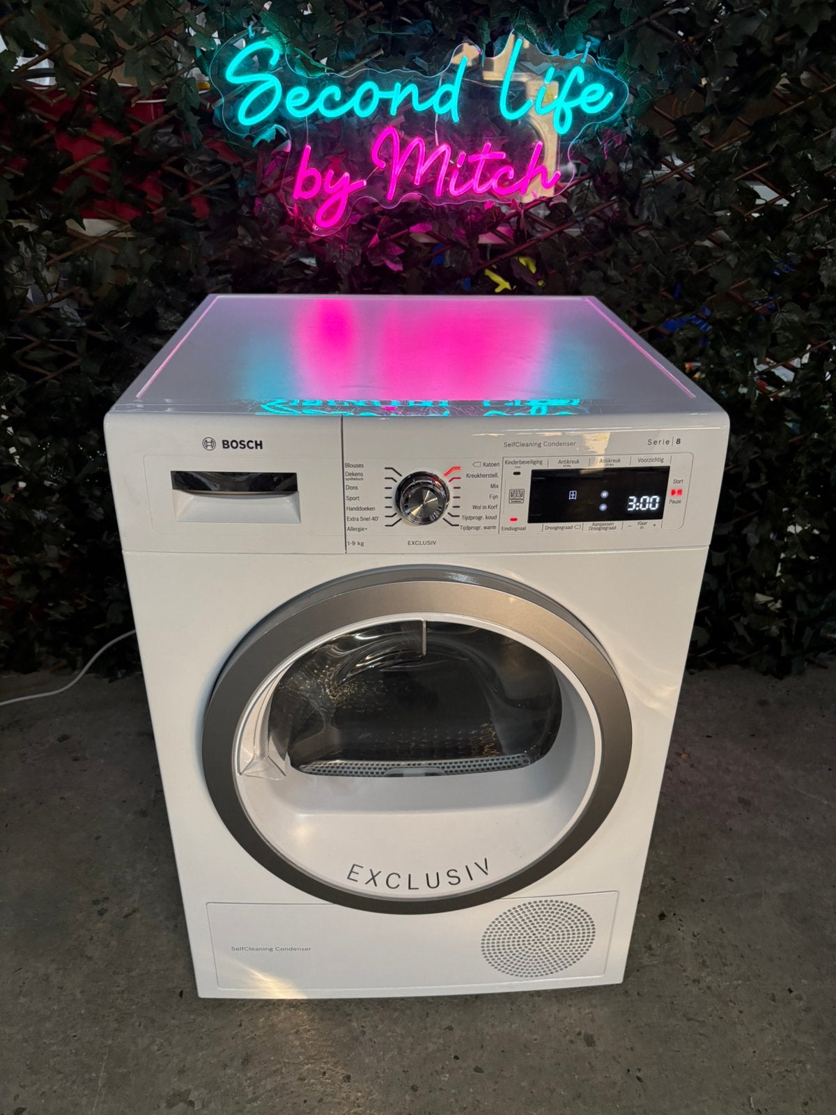Bosch Serie 8 9kg Exclusiv Warmtepompdroger, Ophalen, Overige typen, 8 tot 10 kg, Refurbished