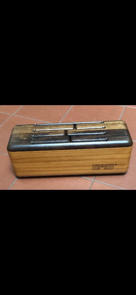 Schlagwerk Spleettrommel - Houten Slaginstrument 60x20x18cm, Ophalen of Verzenden, Zo goed als nieuw, Trommel