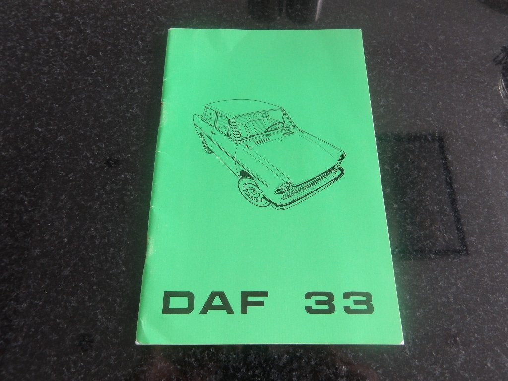 DAF 33 - Instructieboekje NL, Verzenden