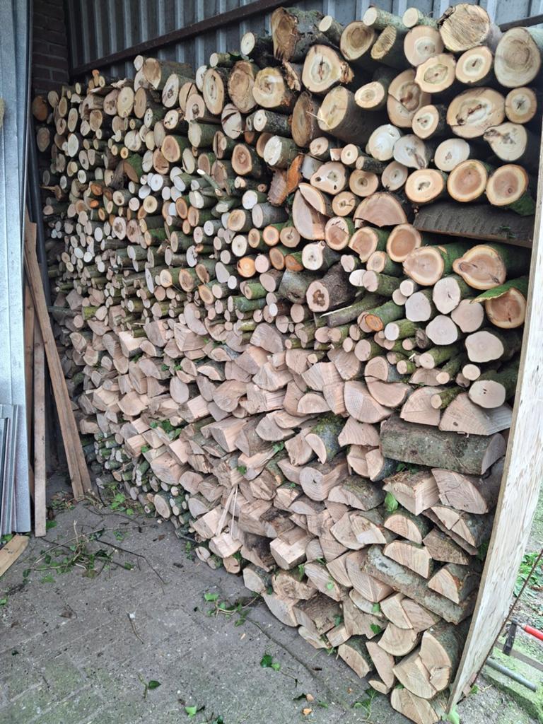 Brandhout, kloofhout, kachelhout, stookhout +/-2m3, Tuin en Terras, Haardhout, Minder dan 3 m³, Ophalen