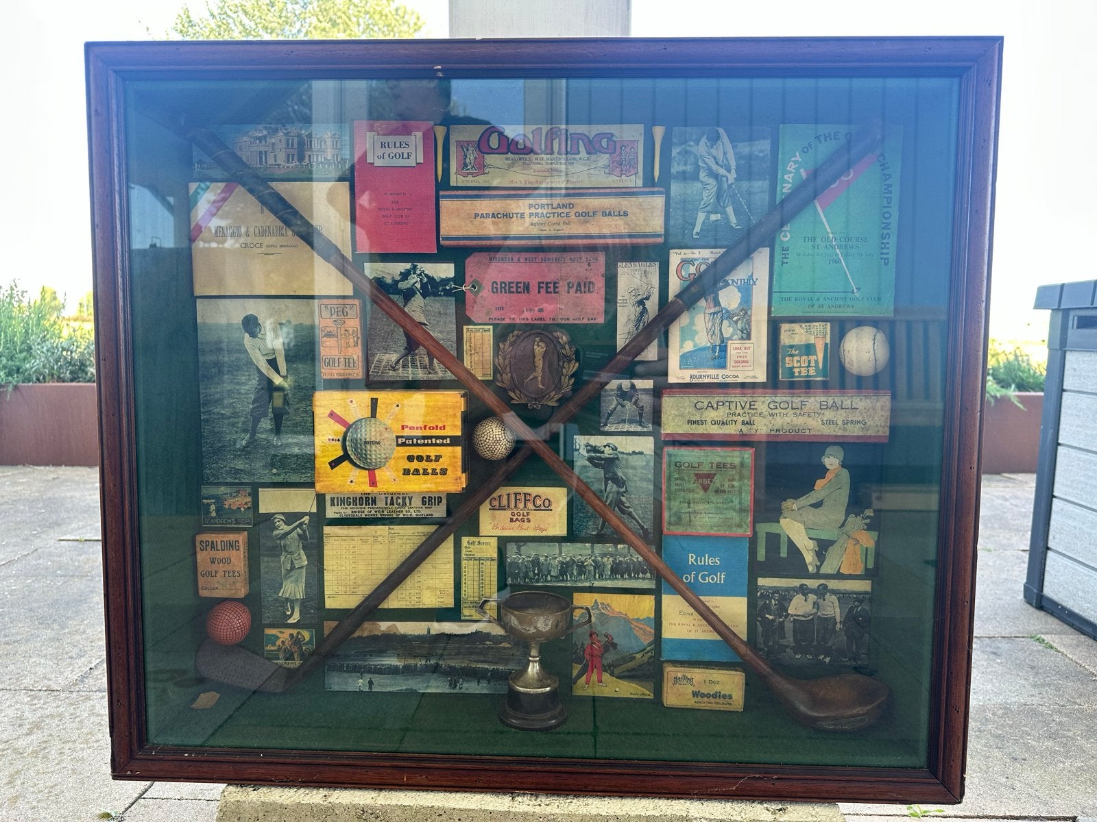 Vintage Golf Display - Uniek verzamelobject, Sport en Fitness, Golf, Ophalen, Gebruikt, Overige typen, Overige merken