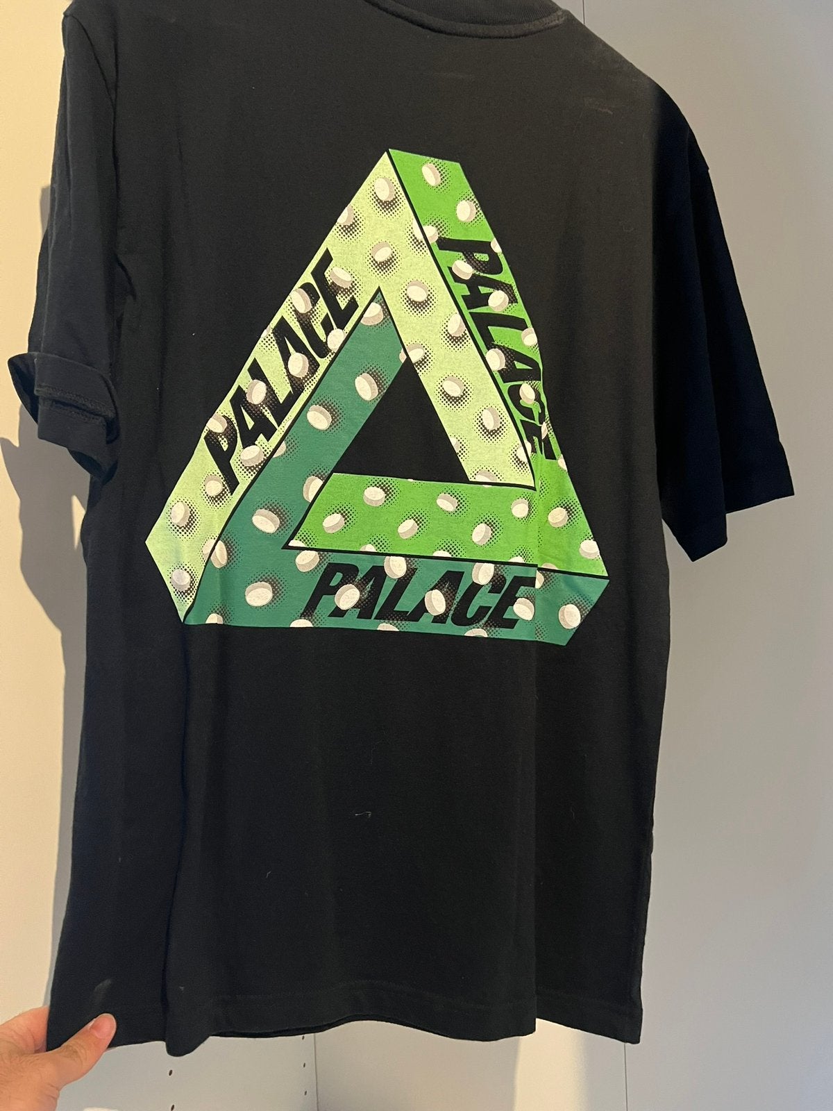 Palace Skateboards Pills tee Medium, Ophalen of Verzenden, Zo goed als nieuw, Maat 48/50 (M), Zwart