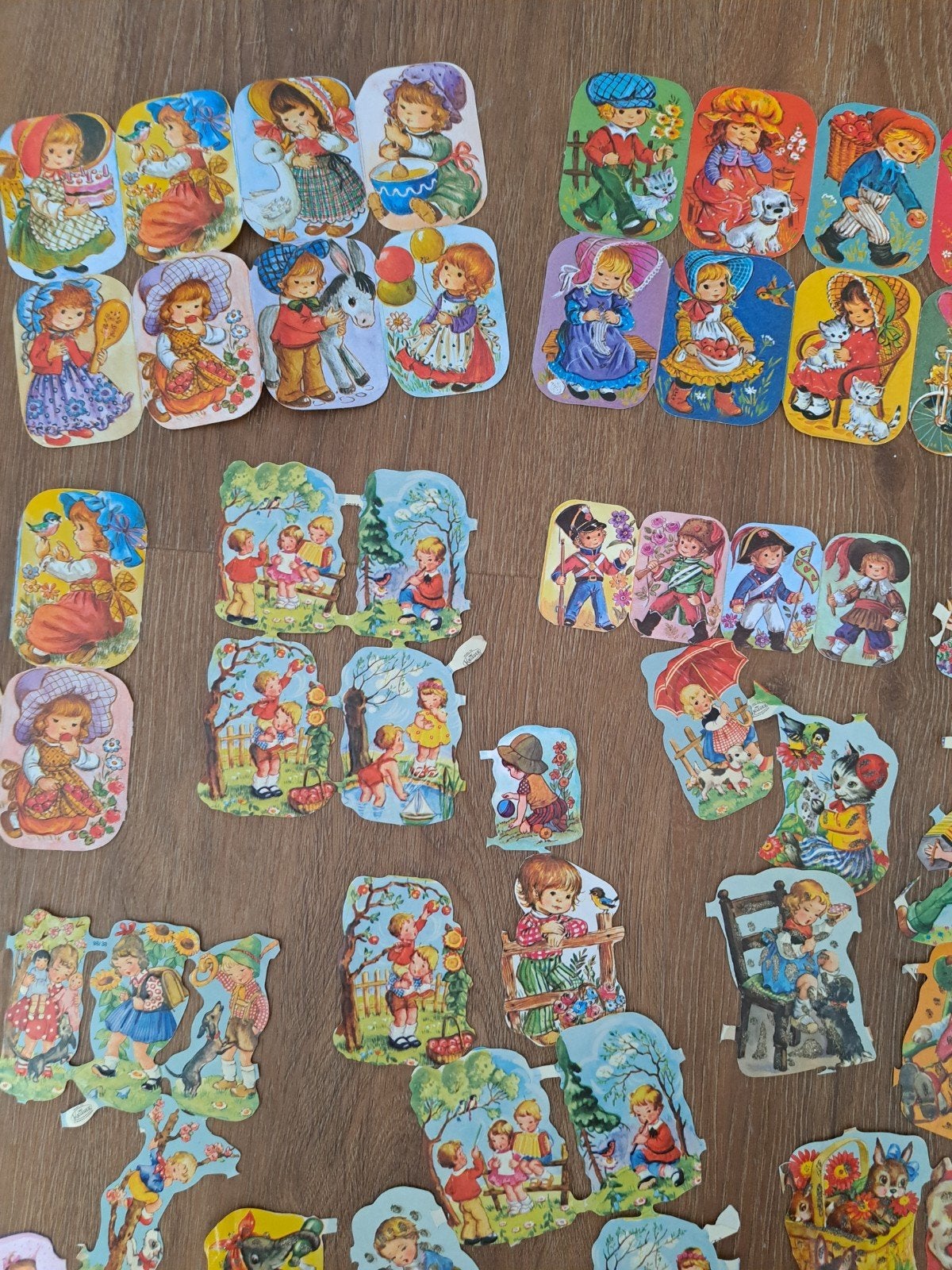 Vintage knipvelletjes / poezie plaatjes, Verzamelen, Ophalen of Verzenden