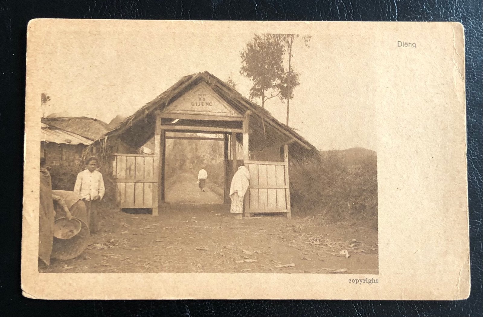 Oude ansichtkaart Dieng, Java - Voor 1920 NL Indië Indonesië, Ophalen of Verzenden, Voor 1920, Ongelopen, Buiten Europa