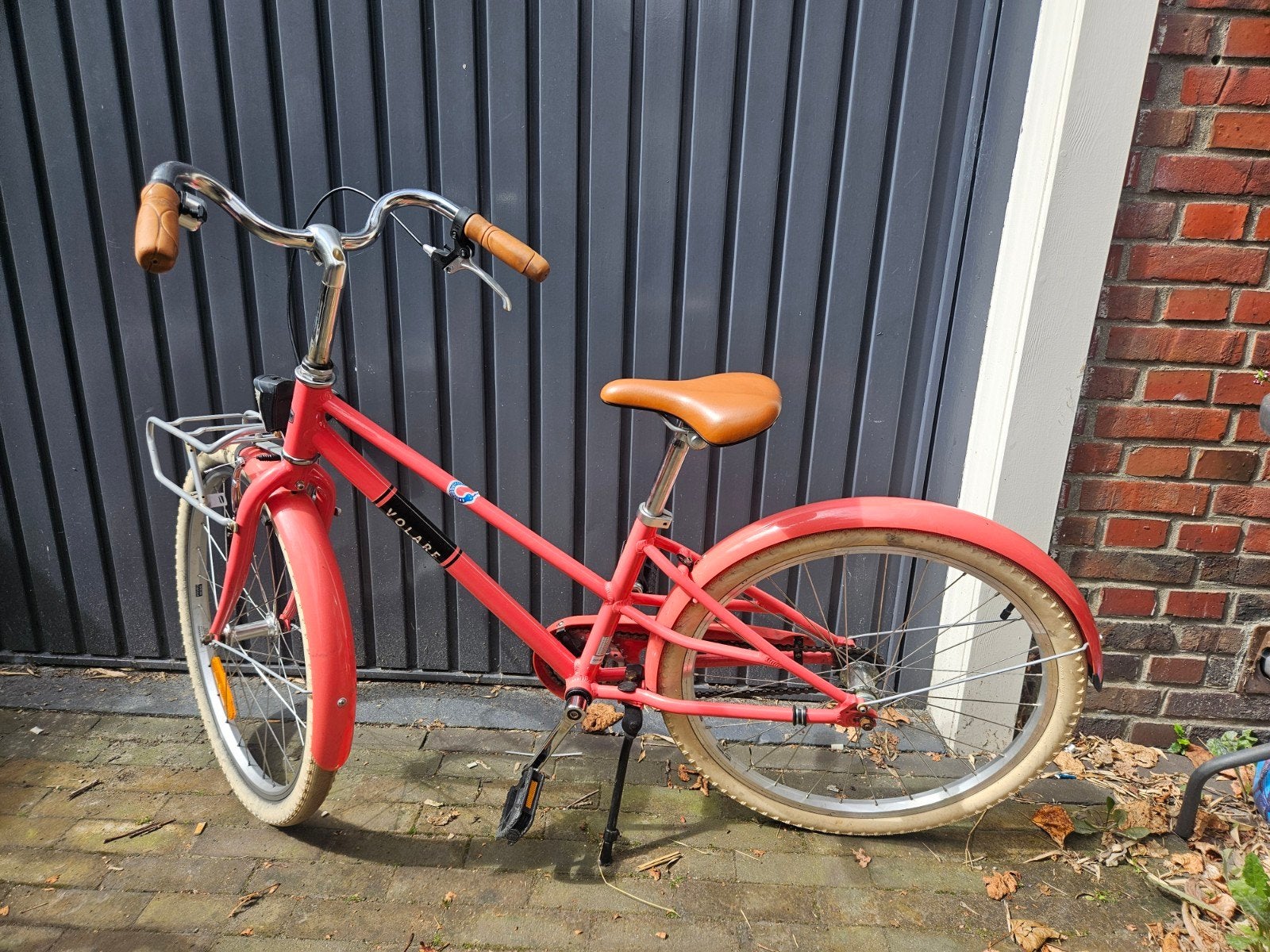 Volare Melody kinderfiets 24 inch, Fietsen en Brommers, Ophalen, Velgrem, Volare, Handrem