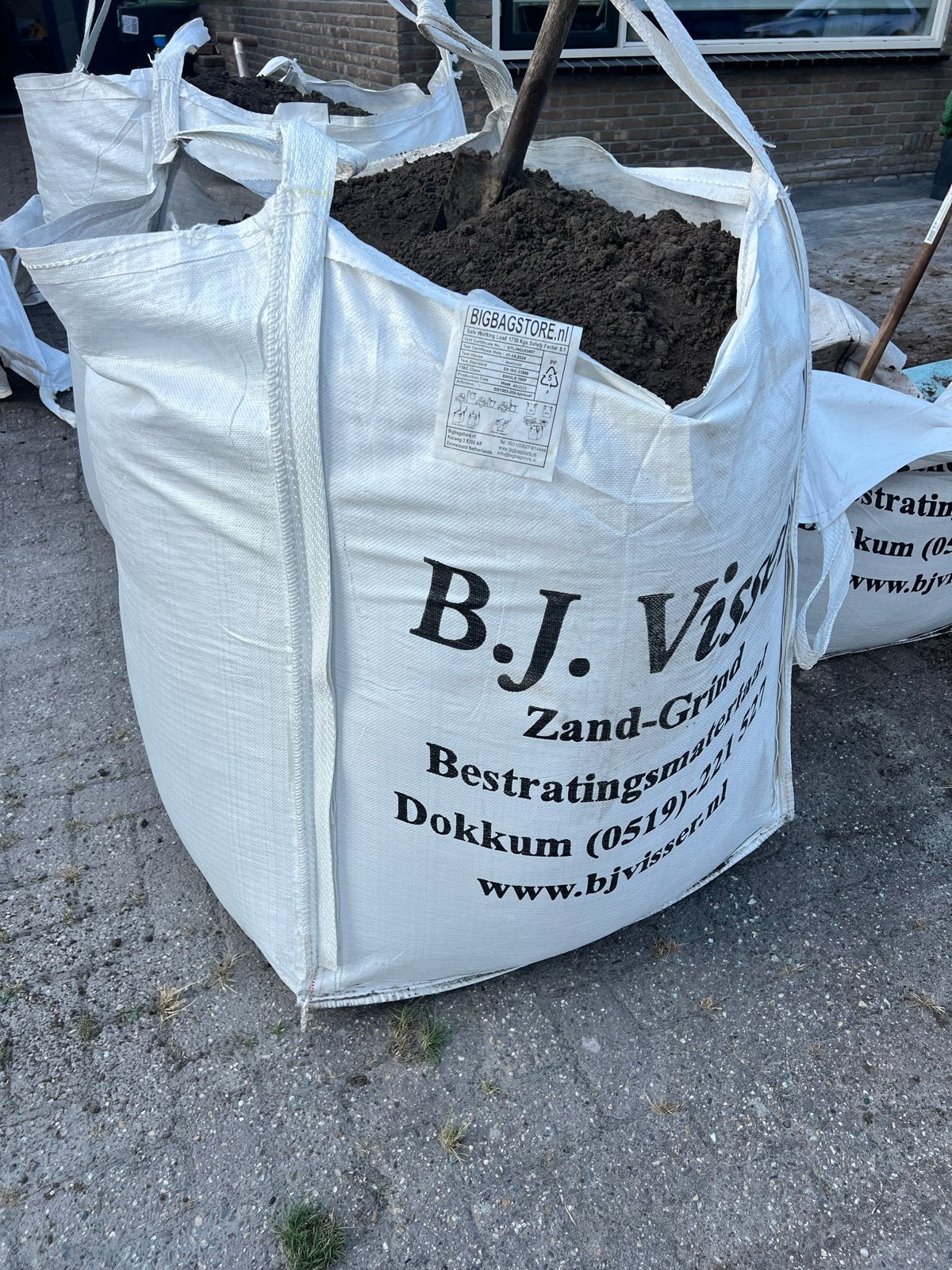 1 kuub tuinaarde in bigbag, Tuin en Terras, Zand, Ophalen, Nieuw, Overige typen