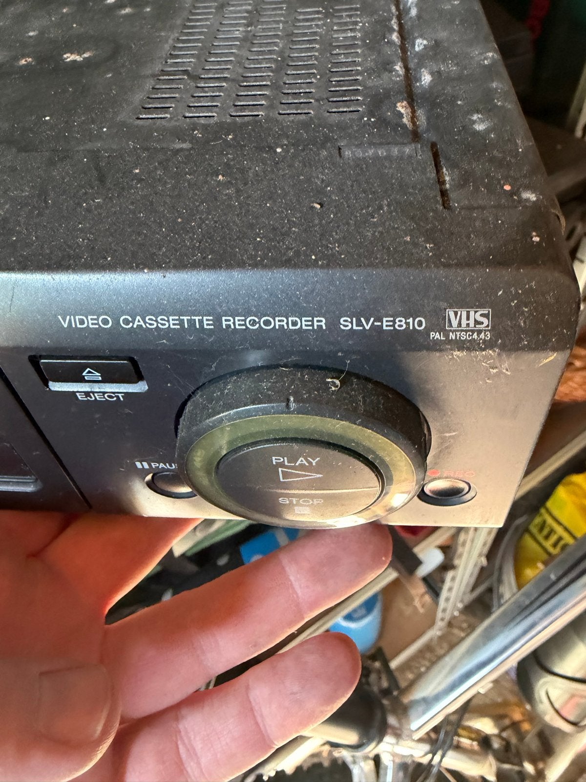 Sony SLV-E810 VHS Videorecorder - Vintage Apparaat, Ophalen of Verzenden, Gebruikt, VHS-speler of -recorder
