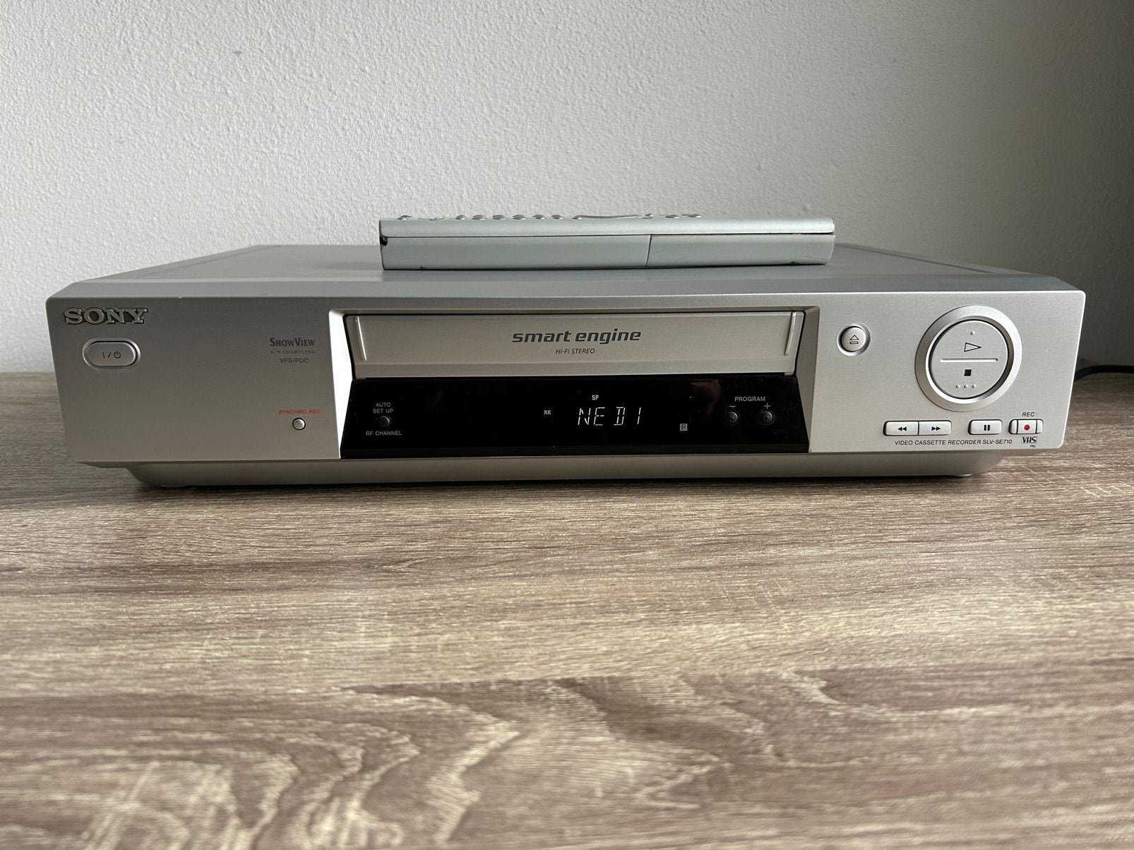 Sony VHS hifi stereo videorecorder mer afstandsbediening, Ophalen of Verzenden, Zo goed als nieuw