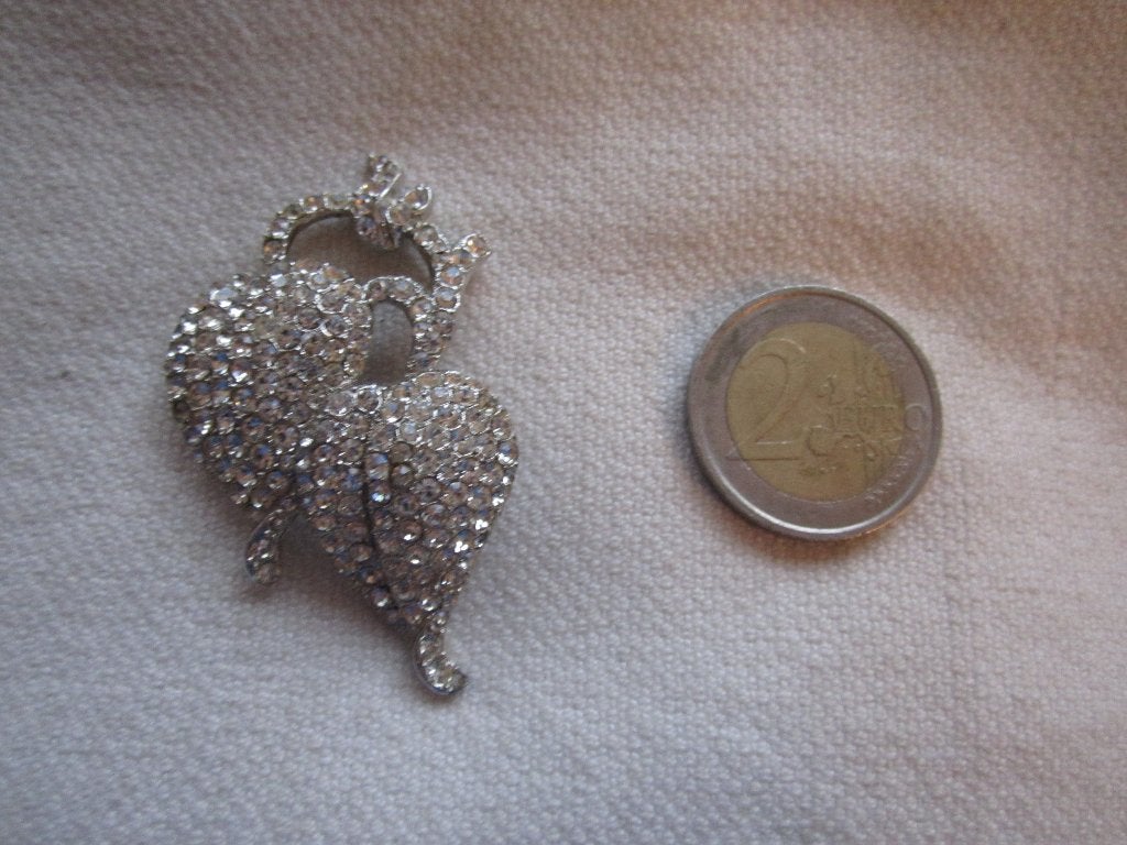 46.  Schitterende oude broche, Ophalen, Overige materialen, Broche