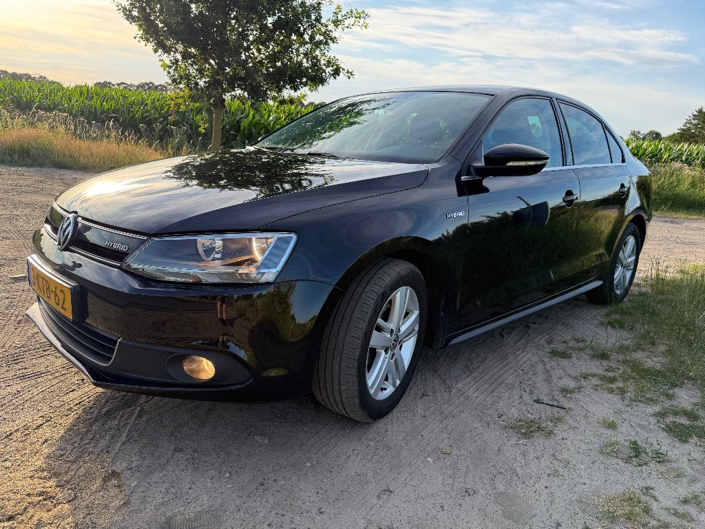 Volkswagen Jetta 1.4 TSI Hybrid 170pk 7-DSG 2013 Zwart, Stof, Euro 6, Zwart, Origineel Nederlands