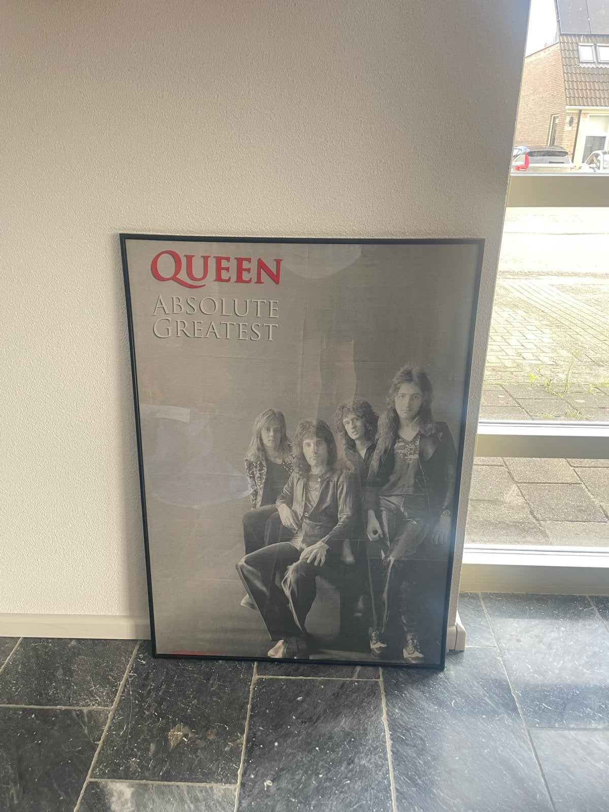 Queen Absolute Greatest Poster met lijst, Verzamelen, Ophalen, Met lijst, Deurposter of groter, Muziek