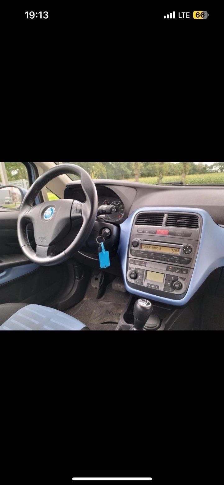 Fiat Punto 1.4 5DR Grande AUT 2007 Blauw, 40 €/maand, 4 cilinders, Origineel Nederlands, Particulier