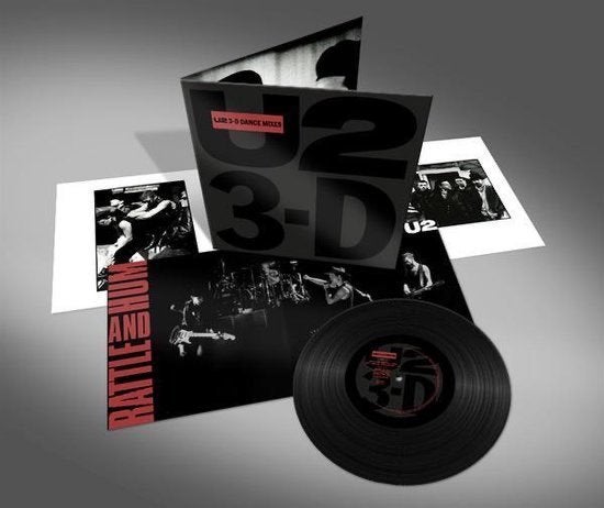Vinyl Maxisingle U2 3-D 3D Dance Mixes Fanclub Item NIEUW, Inclusief poster, Ophalen of Verzenden, Pop, 12 inch