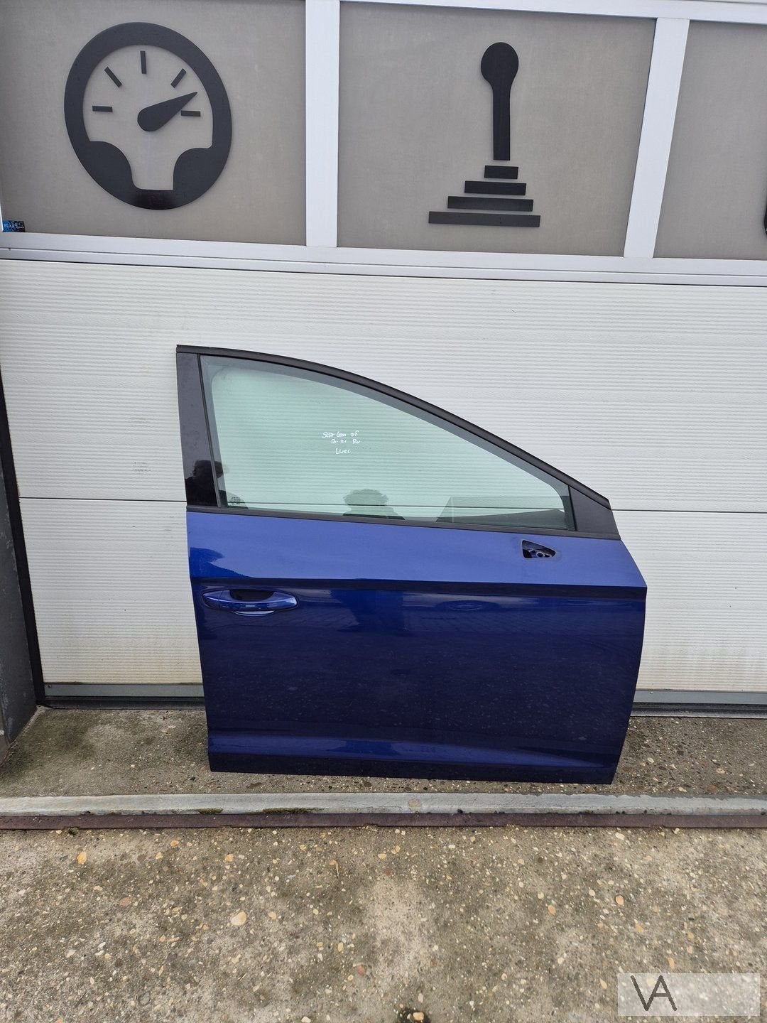 Seat Leon 5f 2013 - 2021 deur portier rechts voor blauw €300, Auto-onderdelen, Gebruikt, -, Deur, -