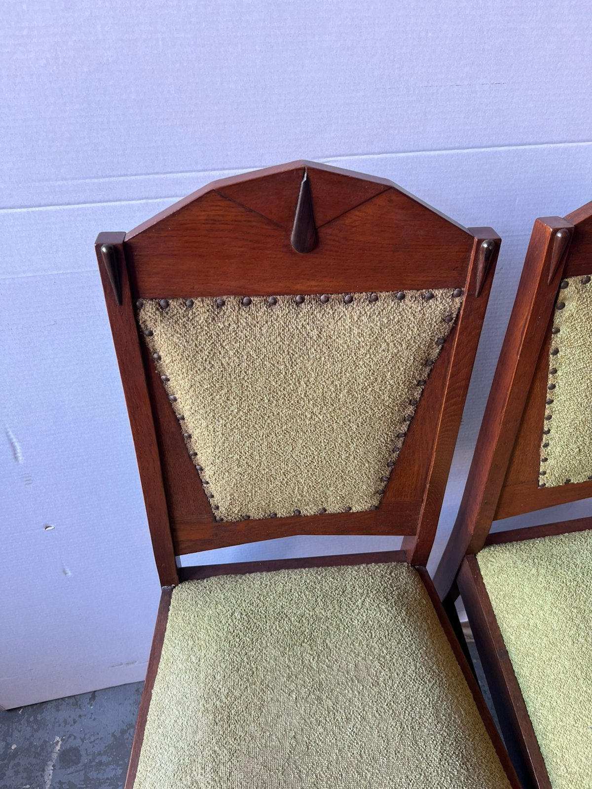 3 stoelen Amsterdamse school, Antiek en Kunst, Antiek | Meubels | Stoelen en Banken, Ophalen
