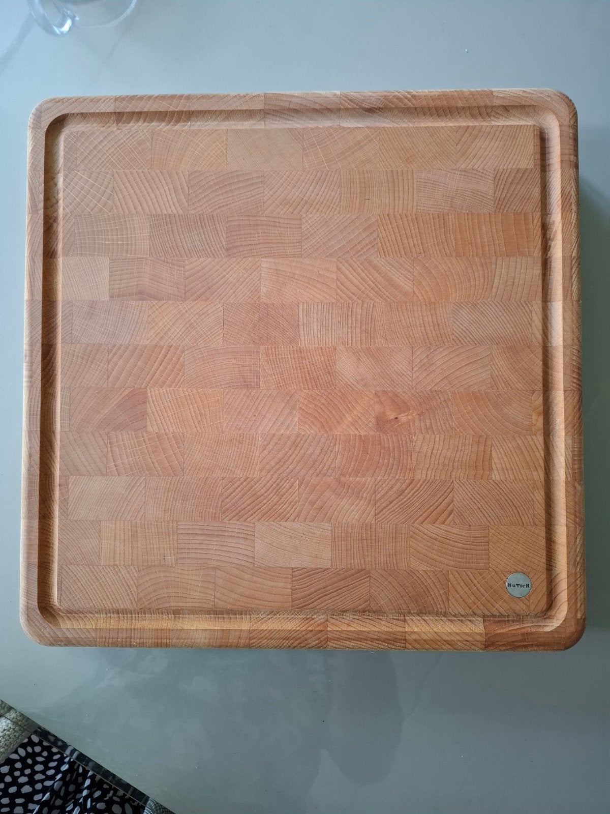 Houten snijplank / serveerplank van beukenhout, Ophalen, Hout, Snij-/serveerplank, Zo goed als nieuw
