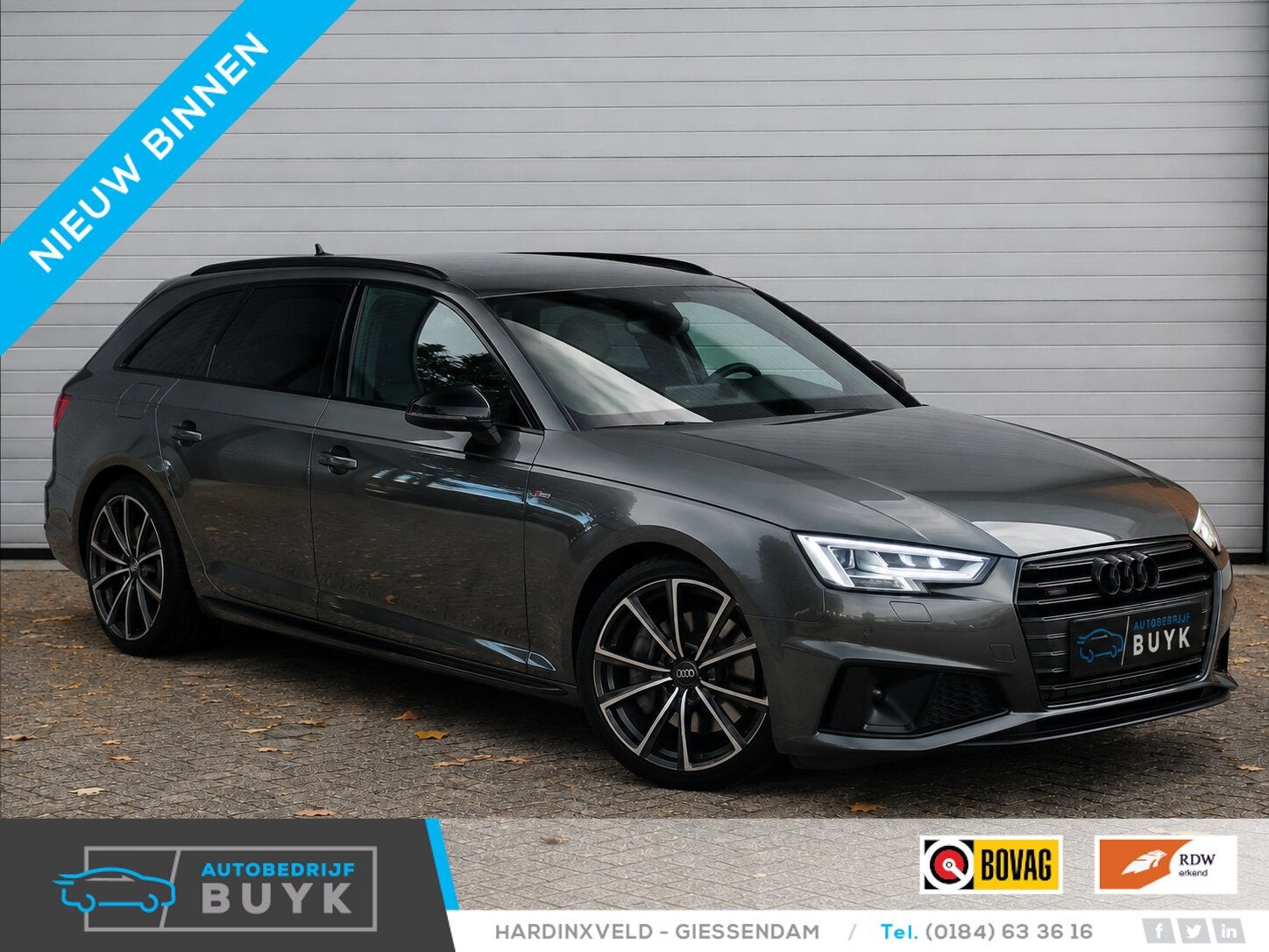 Audi A4 Avant 40 TFSI Sport 3x S line black edition KEYLESS, Auto's, A4, Leder, 84 €/maand, 750 kg