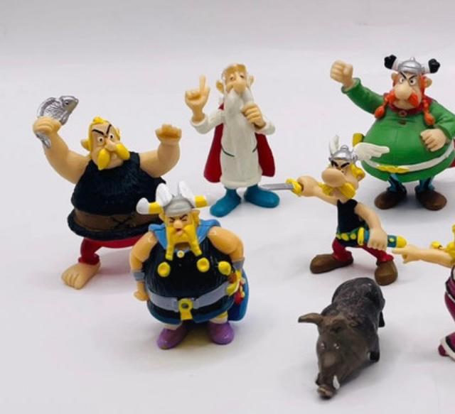 Asterix & Obelix Plastoy 5+2 figuren originele verpakking, Ophalen of Verzenden, Zo goed als nieuw
