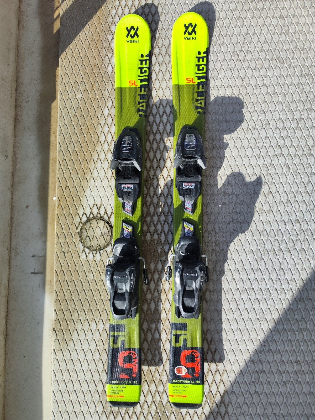 kinderski's – in uitstekende staat, Völkl Racetiger SL 90 cm, Gebruikt, Skiën, Minder dan 100 cm, Ski's