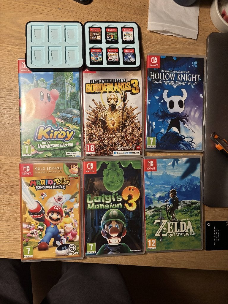 Switch games - Zelda, Kirby, Luigi, Hollow Knight + meer, Spelcomputers en Games, Games | Nintendo Switch, Avontuur en Actie, 1 speler