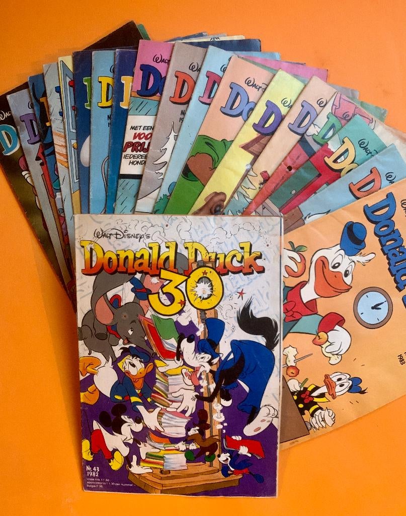 Oude Donald Duck Weekbladen 20 stuks 1982 1983 weekblad