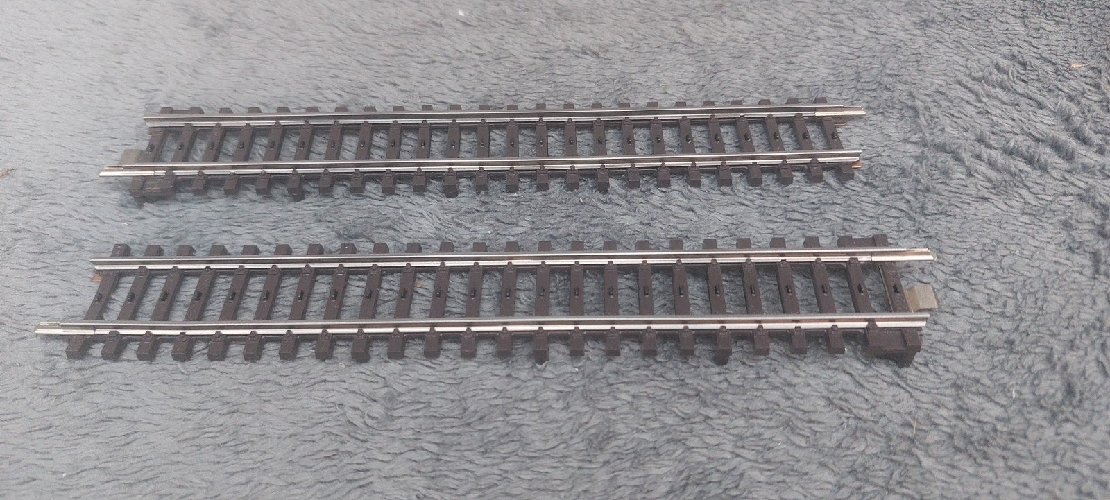 8x Rechte overgangs  rails van K naar M, Overige merken, Gebruikt, Gelijkstroom, Rails